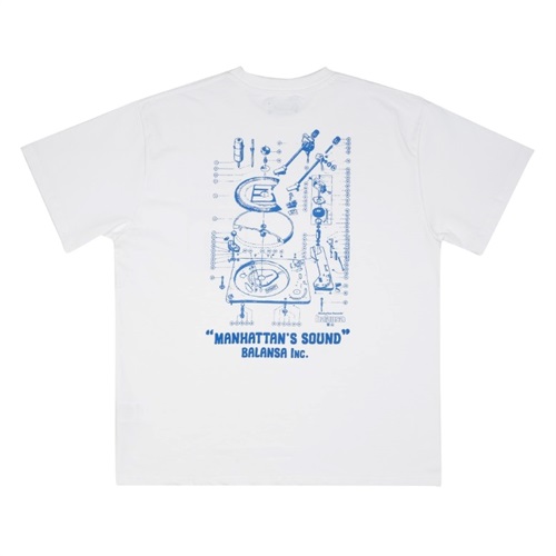 MR SEOUL X BALANSA TURNTABLE S/S TEE (WHITE - XL)