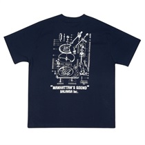 MR SEOUL X BALANSA TURNTABLE S/S TEE (NAVY - M)