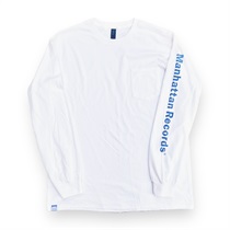 MANHATTAN LONG SLEEVE TEE WHITE (M)