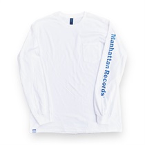 MANHATTAN LONG SLEEVE TEE WHITE (L)