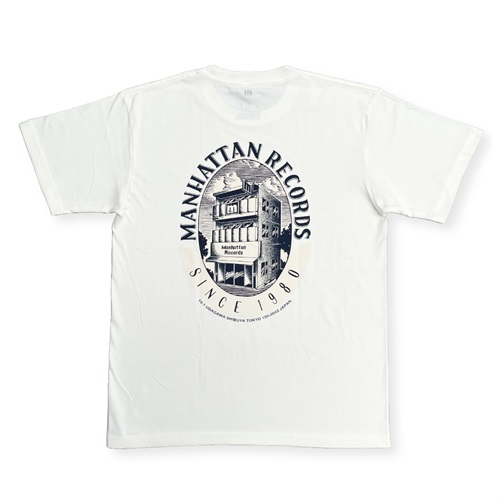 M STORE LABEL TEE VANILLA WHITE (S)