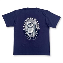 M STORE LABEL TEE NAVY (XXL)