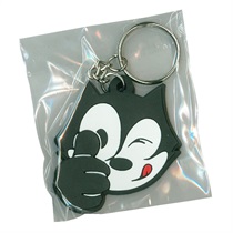 RUBBER KEYCHAIN (FELIX THE CAT 2)