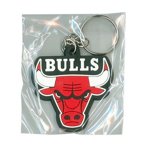 RUBBER KEYCHAIN (BULLS LOGO)