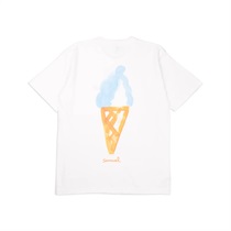 (WHITE: M) SAMUEL × SHIMAO MAHO ICECREAM TEE