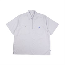 (GRAY: L) SAMUEL × Manhattan Records HALF ZIP WORK SHIRTS