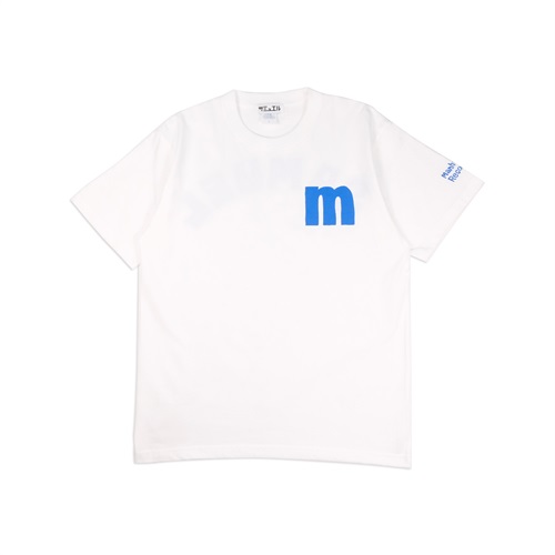 (WHITE: XL) SAMUEL × Manhattan Records M ILLUST LOGO S/S TEE