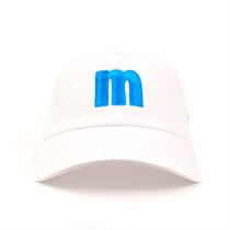 (WHITE) SAMUEL × Manhattan Records M ILLUST LOGO CAP