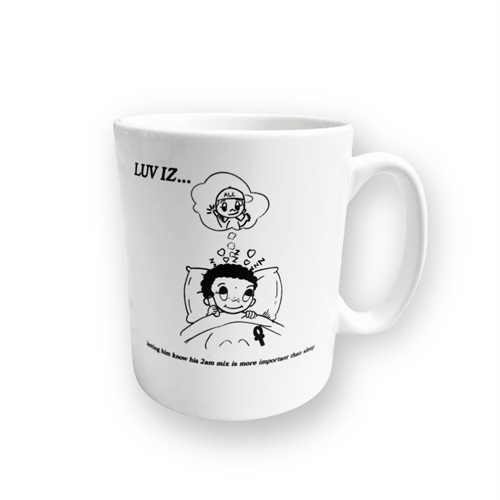 LUV IZ THROW UP MUG (2AM MIX)