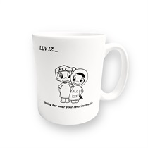 LUV IZ THROW UP MUG (HOODIE)