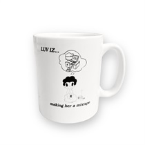 LUV IZ THROW UP MUG (MIXTAPE)