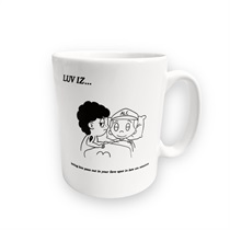 LUV IZ THROW UP MUG (PASS OUT)
