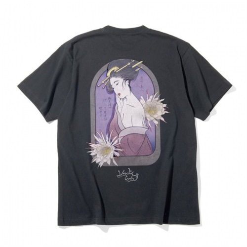 MISSING TEE (DYED BLACK: XL)