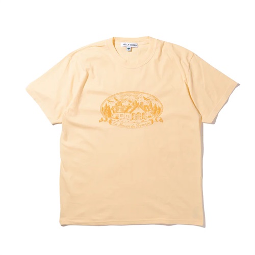(CREAM: L) LA MAISON DU FROMAGE T-SHIRT