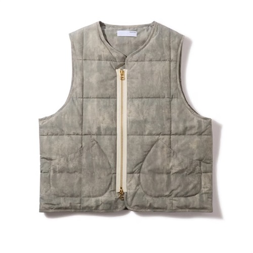 FOGGY PADDED VEST (GREYISH KHAKI - L)
