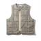 FOGGY PADDED VEST (GREYISH KHAKI - M)