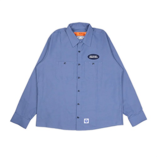 (POSTMAN BLUE: L) SAMUEL CUSTOM WORK SHIRT
