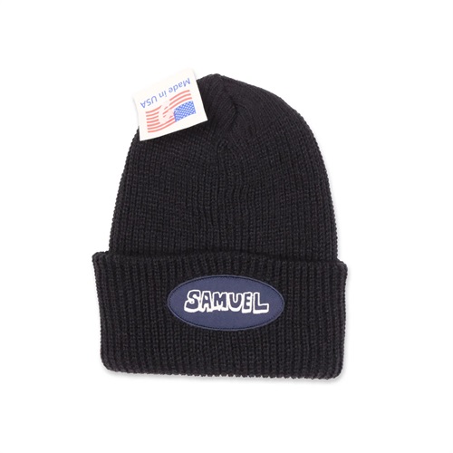 (NAVY) SAMUEL PATCH BEANIE