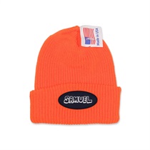 (ORANGE) SAMUEL PATCH BEANIE