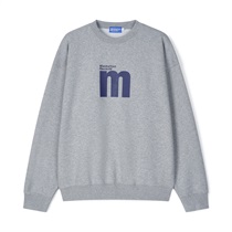 (GREY - S) MR M BOX CREW NECK