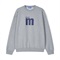 (GREY - S) MR M BOX CREW NECK