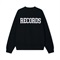(BLACK - L) MR RECORDS LOGO CREW NECK