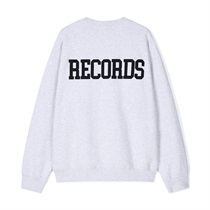 (LIGHT GREY - S) MR RECORDS LOGO CREW NECK