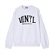 (LIGHT GREY - S) MR VINYL LOGO CREW NECK