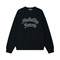 (BLACK - S) MR 2-TONE LOGO CREW NECK