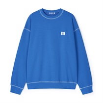 (BLUE - S) MR STITCH CREW NECK