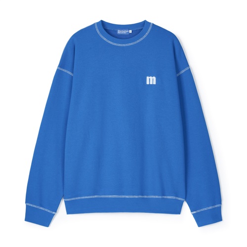 (BLUE - XL) MR STITCH CREW NECK