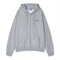 (GREY - S) CLASSIC LOGO ZIP UP HOODIE