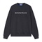 (WASHED NAVY - S) MR LOGO WASHED CREW NECK