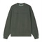 (WASHED OLIVE - S) MR LOGO WASHED CREW NECK