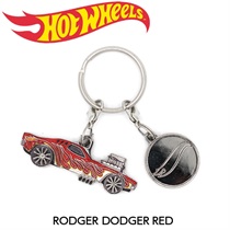 HOT WHEELS METAL KEY CHAIN (RODGER DODGER RED)