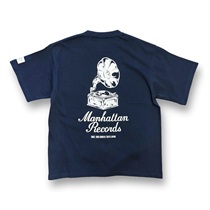 M GRAMOPHONE TEE NAVY(M)