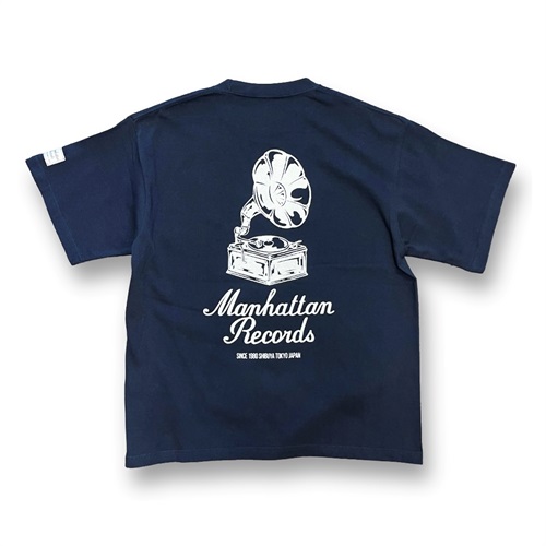 M GRAMOPHONE TEE NAVY(M)