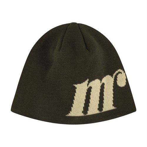 (BROWN) MR M LOGO BEANIE