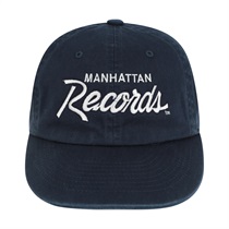 (NAVY) MR RECORDS SCRIPT LOGO CAP