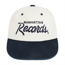 (IVORY) MR RECORDS SCRIPT LOGO CAP