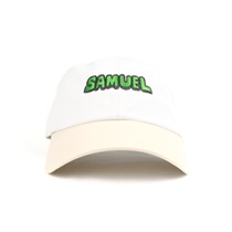 (GREY/BEIGE) SAMUEL x MANKEY LOGO CAP