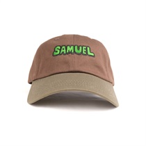 (BROWN/BEIGE) SAMUEL x MANKEY LOGO CAP