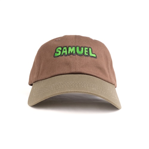 (BROWN/BEIGE) SAMUEL x MANKEY LOGO CAP