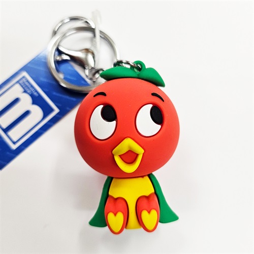 3D RUBBER KEYCHAIN (FLORIDA ORANGE BIRD)