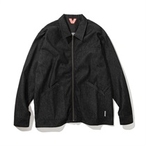 VAN ZIP SHIRT DENIM (BLACK: XL)