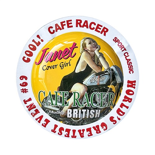 AMERICAN TIN ASHTRAY (JANET)