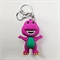 3D RUBBER KEYCHAIN (BARNEY)