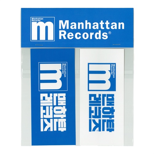 MANHATTAN LOGO STICKER (HANGEUL) [2P SET]