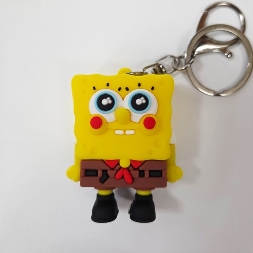 3D RUBBER KEYCHAIN (SPONGEBOB)