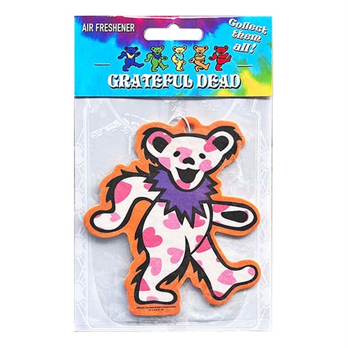GRATEFUL DEAD BEAR AIR FRESHENER (STRAWBERRY CREAM)